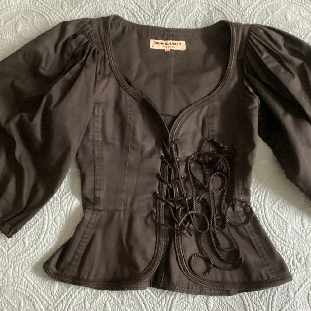 Yves Saint Laurent Corset Top